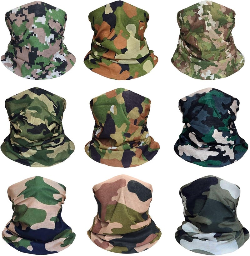Cisnocr Cooling Neck Gaiter for Men Women Gator Face Mask Scart Cover Fishing Motorcycle Breathable Sun Protection Balaclava Bandana - Image 1